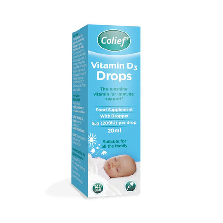 Colief Vitamin D3 Drops 20ml – a trusted essential for mother and baby care
