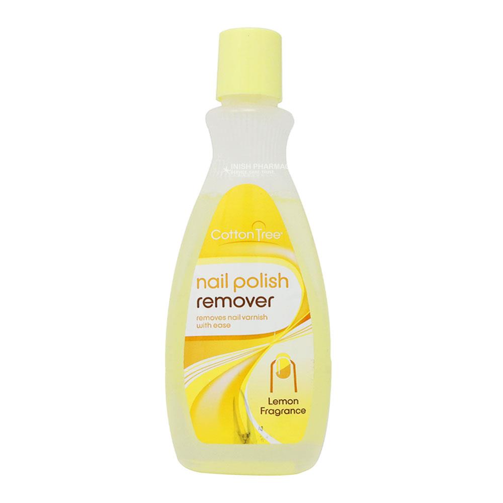 CottonTree Nail Polish Remover Lemon Fragrance 236ml