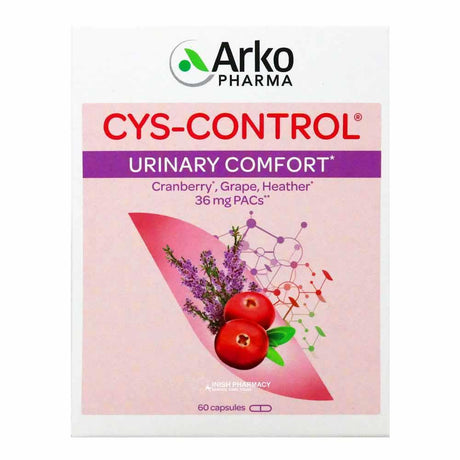 Arkopharma Cys-Control 60 Capsules – provides fast relief from cystitis symptoms