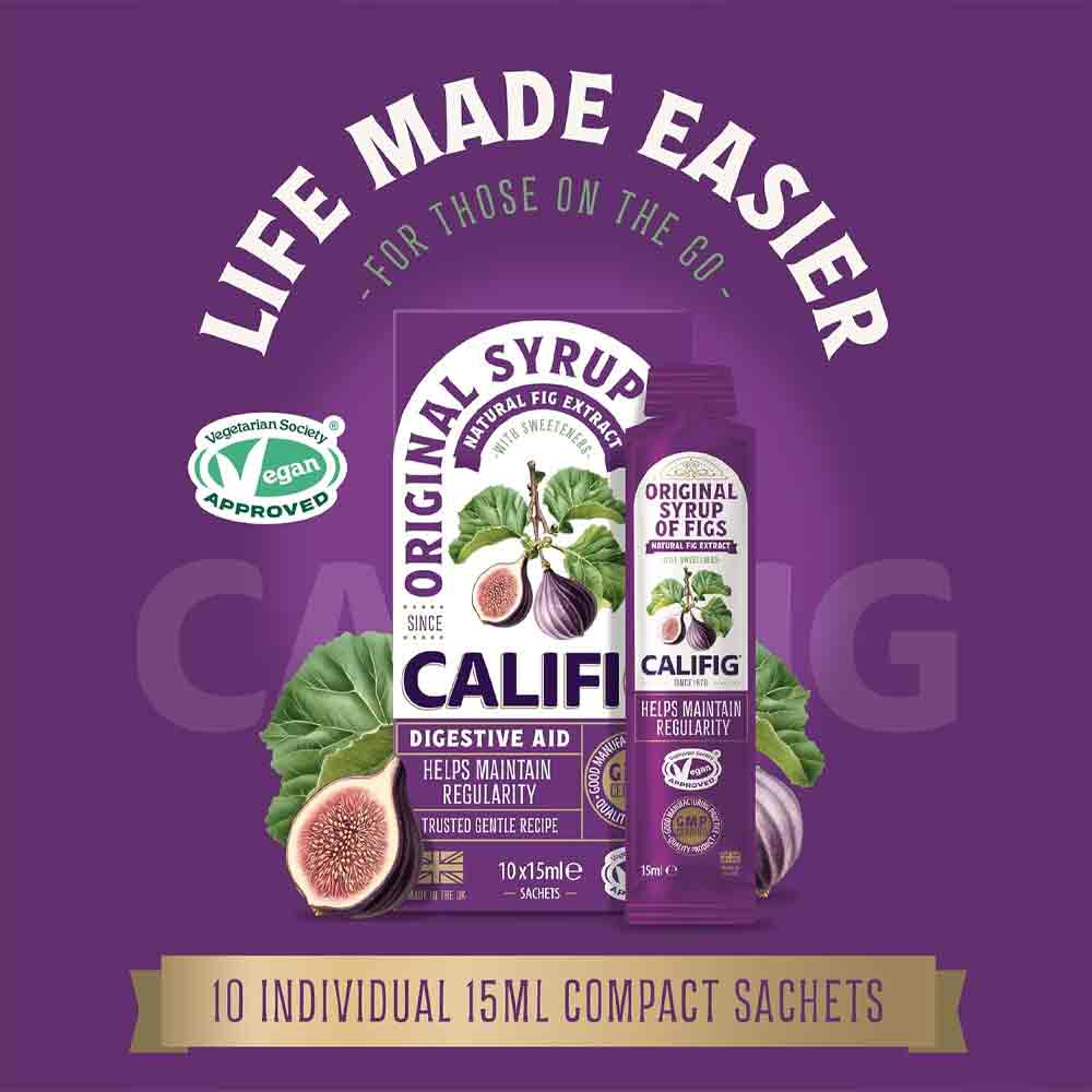 Califig Original Syrup of Figs On The Go Sachets 10x15ml