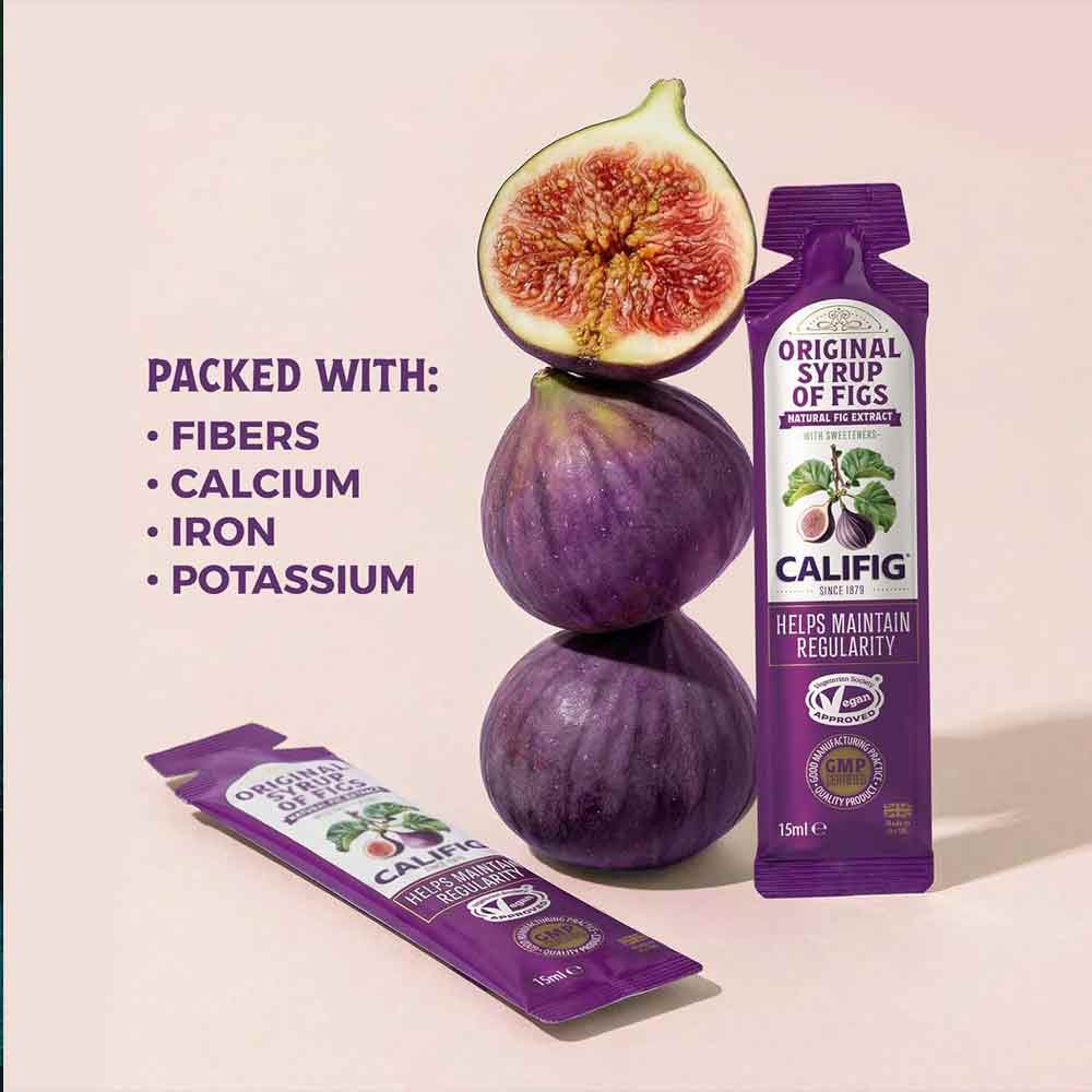 Califig Original Syrup of Figs On The Go Sachets 10x15ml
