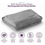 Carmen Rechargeable Hot Water Bottle Grey