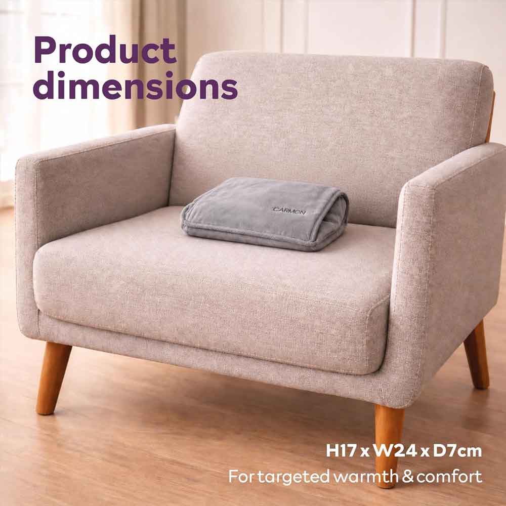 Carmen Rechargeable Hot Water Bottle Grey