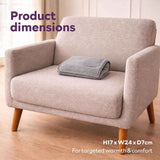 Carmen Rechargeable Hot Water Bottle Grey