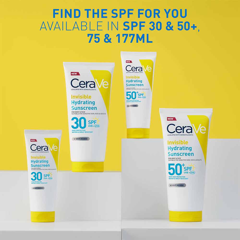 CeraVe Invisible Hydrating Sunscreen SPF30 177ml