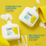 CeraVe Invisible Dry Touch Fluid Sunscreen SPF50 50ml