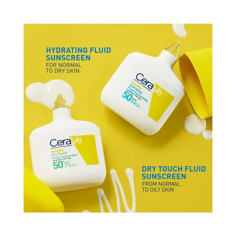 CeraVe Invisible Fluid Hydratant Sunscreen SPF50 50ml