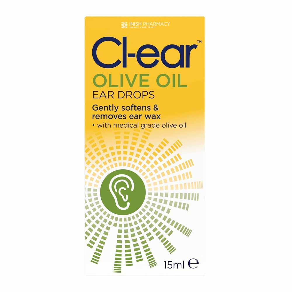 Cl-ear Olive Oil Ear Drops 15ml – gently clears and soothes ear discomfort