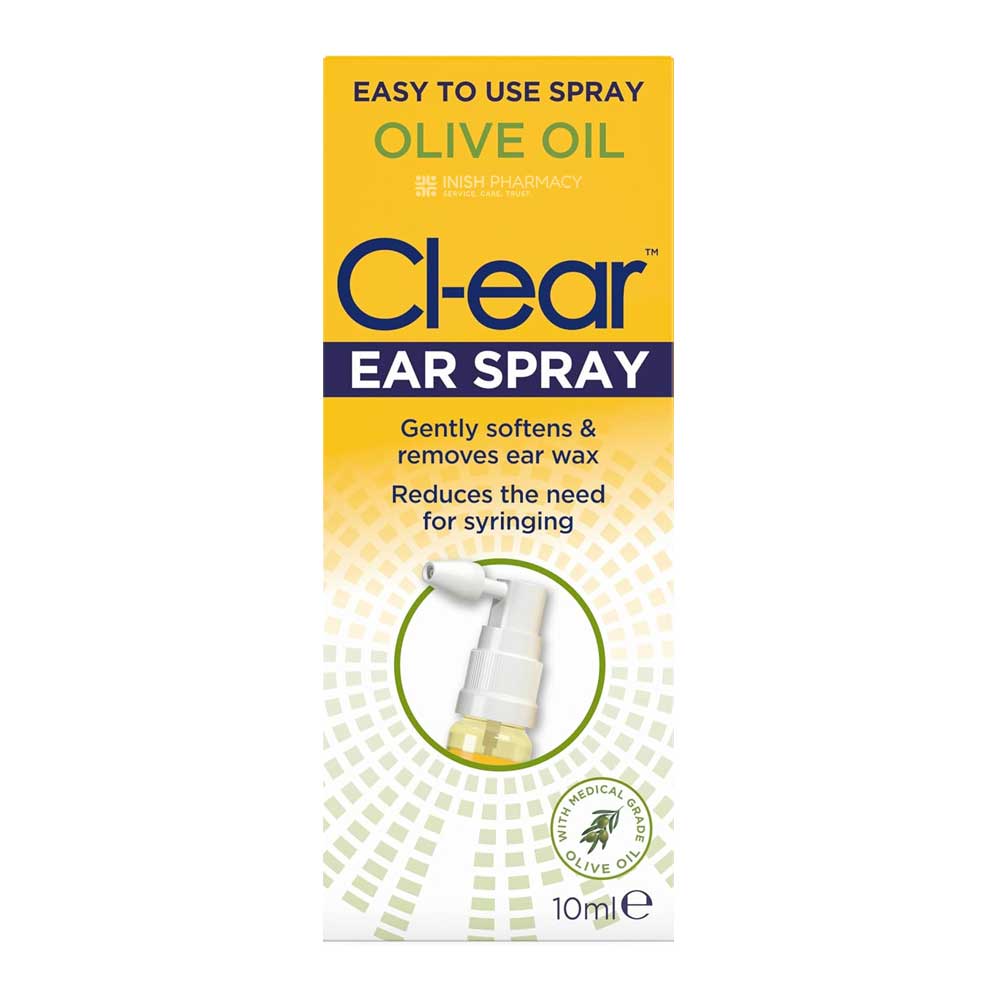 Cl-ear Olive Oil Ear Spray 10ml – gently clears and soothes ear discomfort