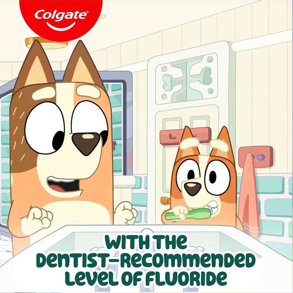 Colgate Bluey Toothpaste Delicate Mint Flavour 3+ 50ml