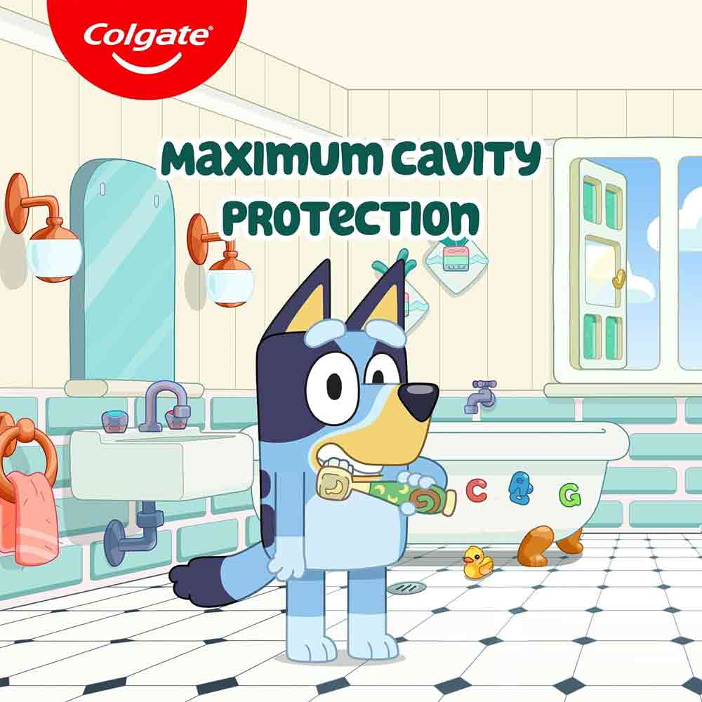 Colgate Bluey Toothpaste Delicate Mint Flavour 3+ 50ml
