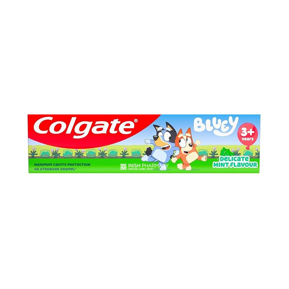 Colgate Bluey Toothpaste Delicate Mint Flavour 3+ 50ml