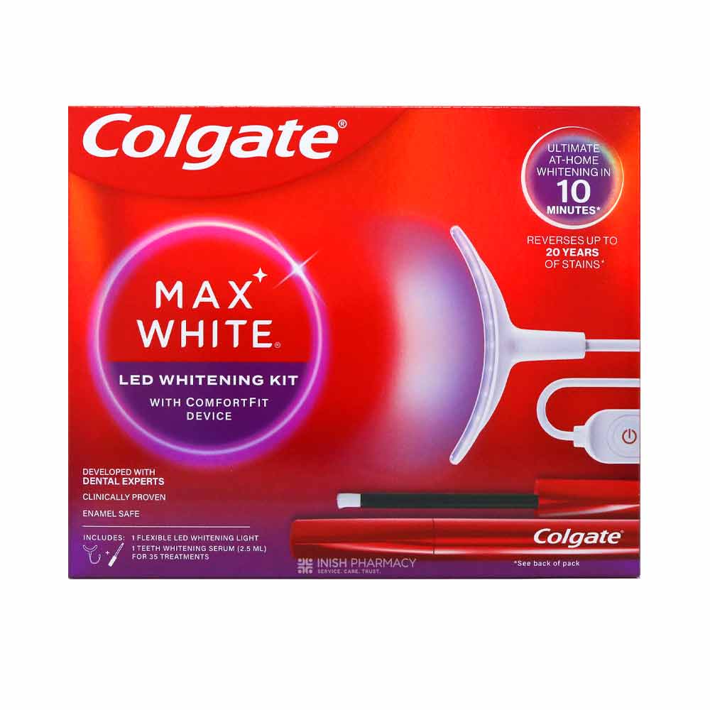 Colgate Max White LED Teeth Whitening Kit – whitens teeth for a brighter smile