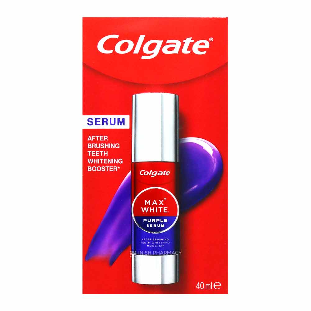 Colgate Max White Purple Whitening Serum – whitens teeth for a brighter smile