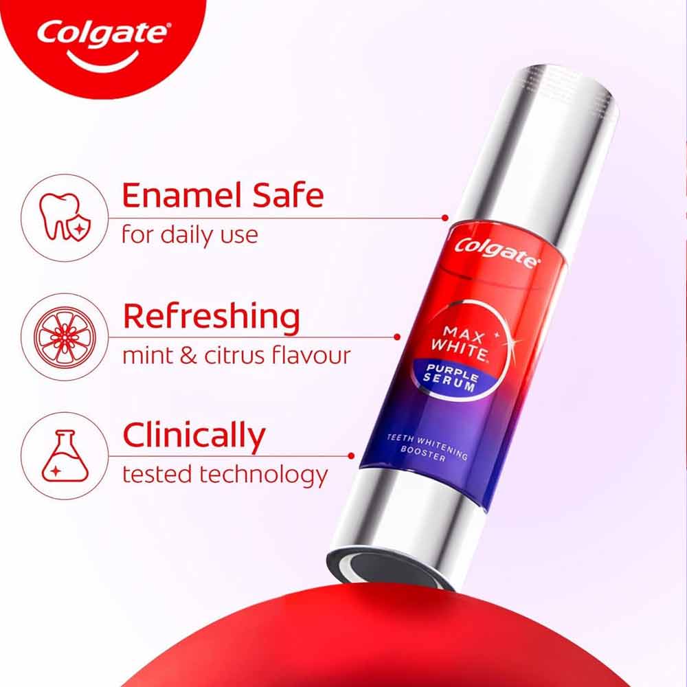 Colgate Max White Purple Whitening Serum