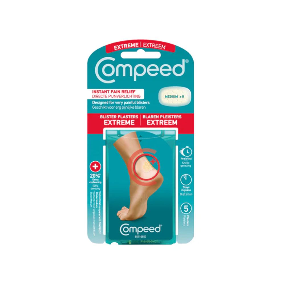 Compeed Extreme Blister Plasters 5 Pack – Inish Pharmacy
