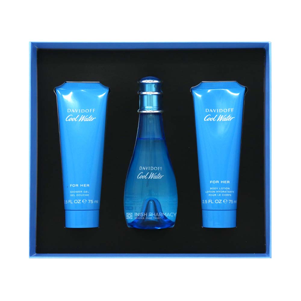 Cool Water Ladies 3 Piece Gift Set