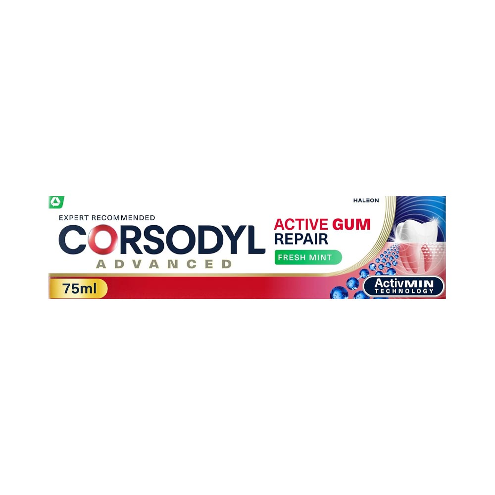 Corsodyl Active Gum Repair Fresh Mint Toothpaste 75ml