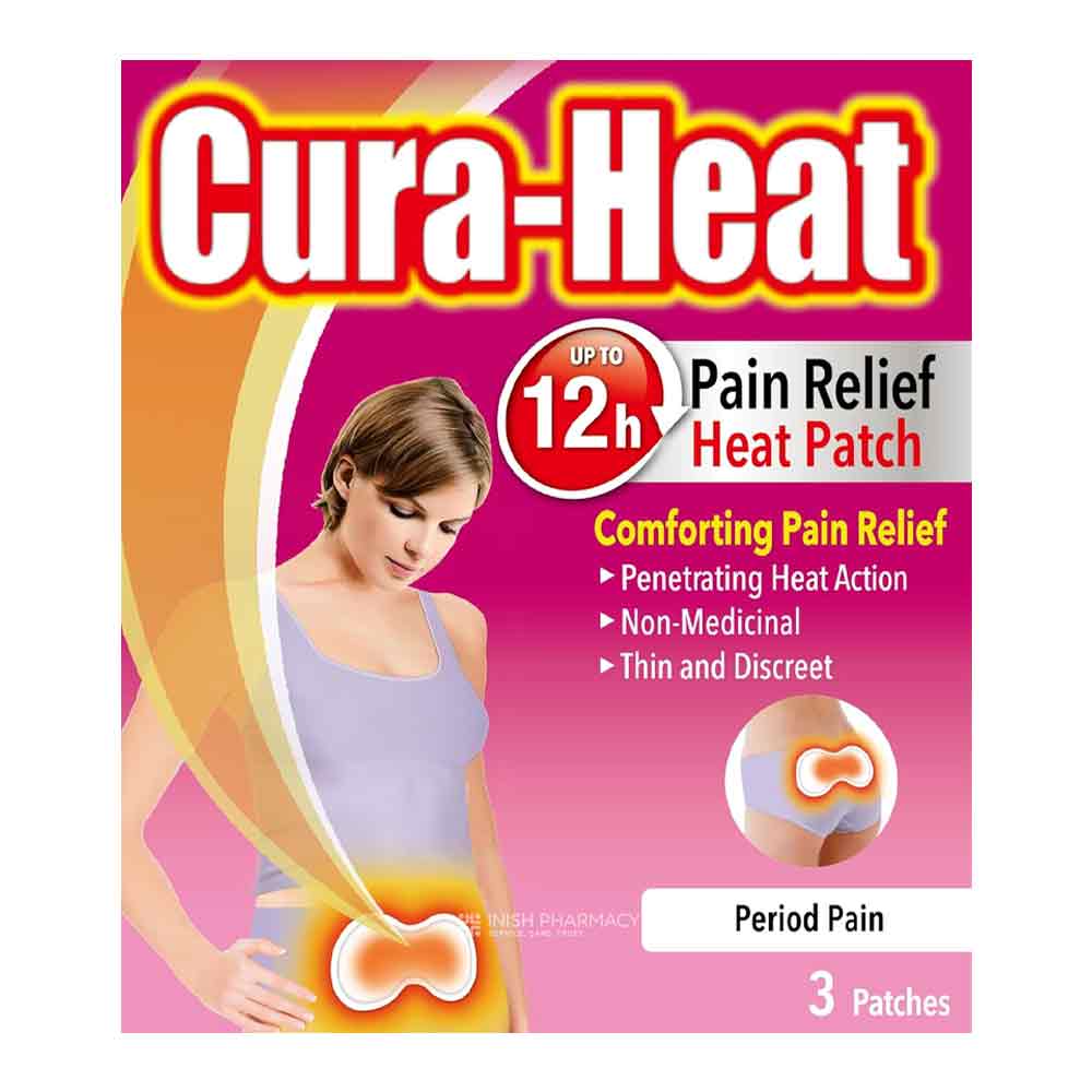 Cura Heat Period Pain Relief 3 Pack