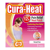 Cura Heat Period Pain Relief 3 Pack