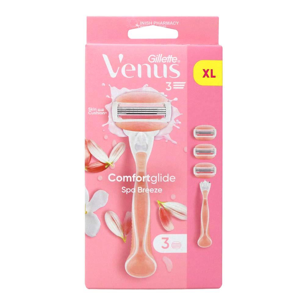Gillette Venus Spa Breeze Razor + 3 Blades Starter Pack