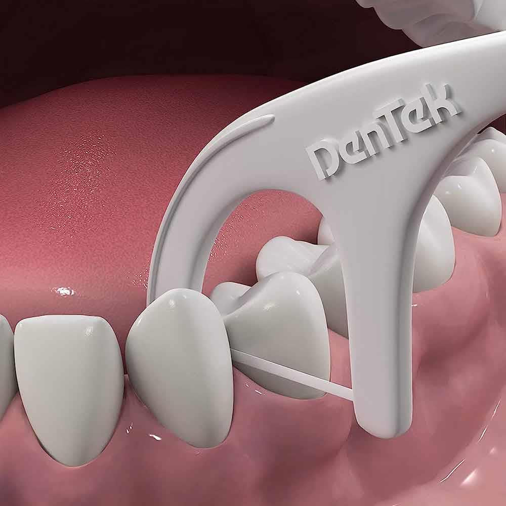 Dentek Whitening Eco-Friendly Silky Whitening Floss Picks 36 Pack