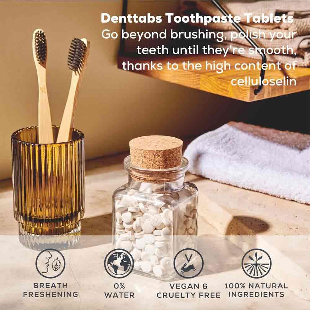 Denttabs The Toothpaste Tab with Fluoride Mint 125 Pack