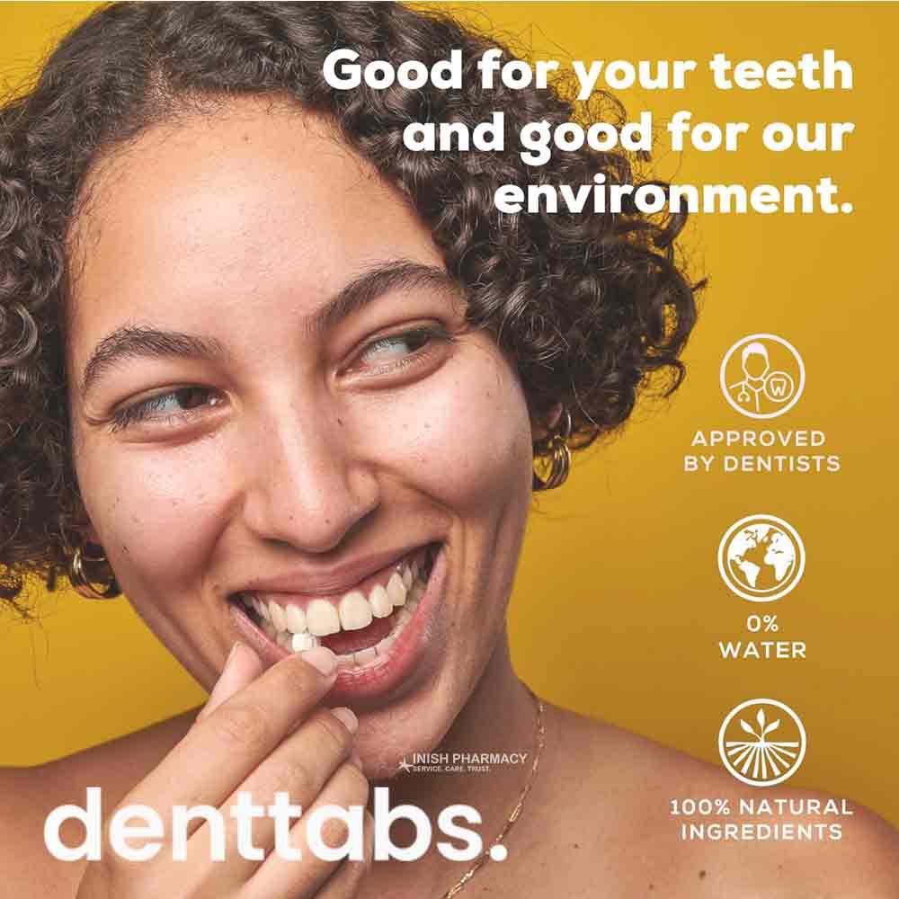 Denttabs The Toothpaste Tab with Fluoride Mint 125 Pack