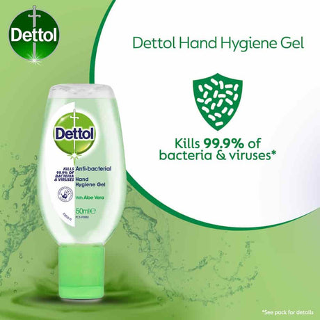 Dettol Antibacterial Aloe Vera Hand Gel 50ml