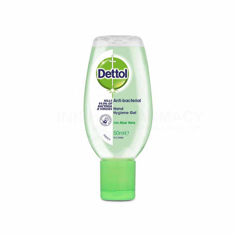 Dettol Antibacterial Aloe Vera Hand Gel 50ml – cleans and protects wounds
