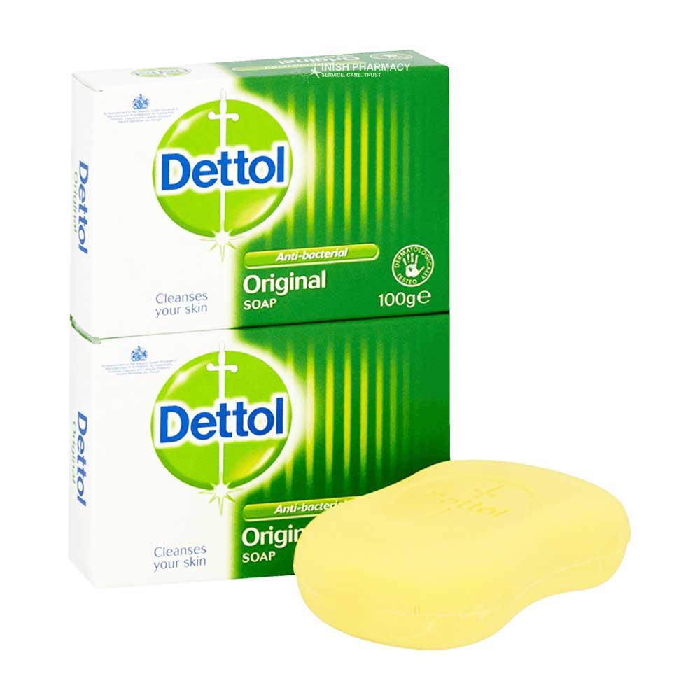 Dettol Original Anti-Bacterial Soap Twin Pack by Inish