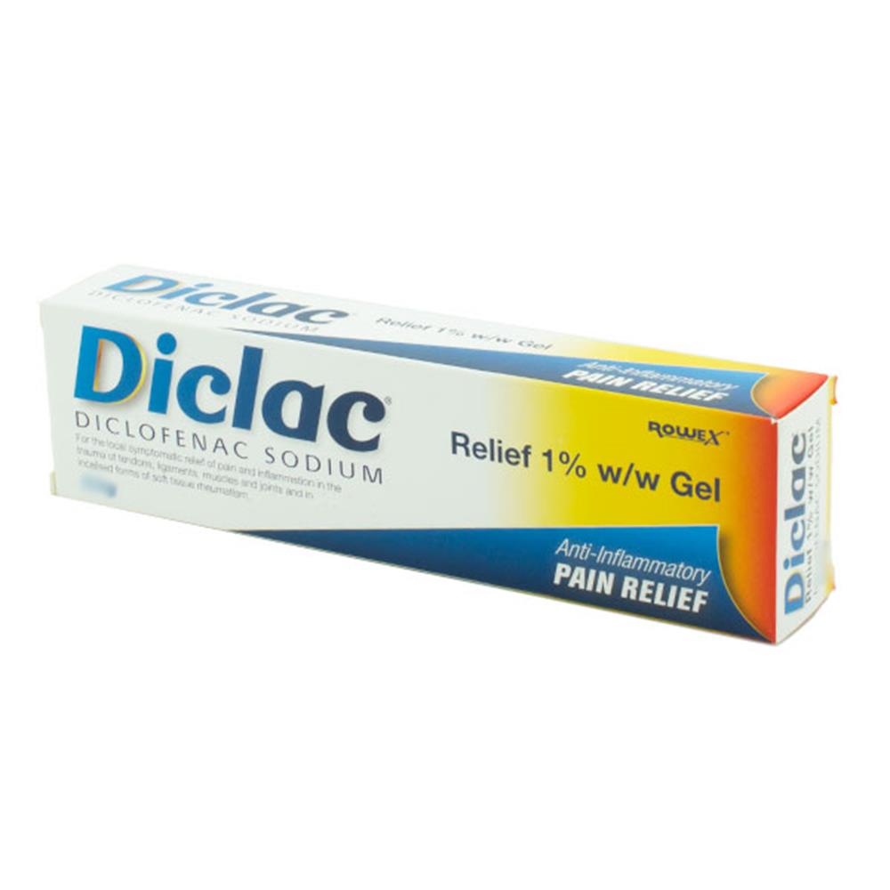 Diclac Relief Diclofenac 1% Pain Relief Gel 100g