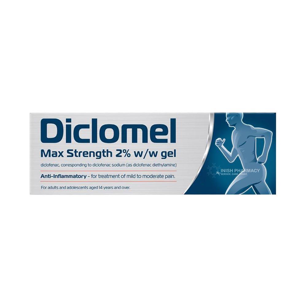 Diclomel Max Strength Diclofenac Gel 2% 100g