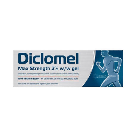 Diclomel Max Strength Diclofenac Gel 2% 100g – soothes muscular aches and tension