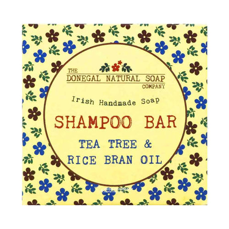 The Donegal Natural Soap Co. Tea Tree & Rice Bran Oil Shampoo Bar – for healthy, well-nourished hair