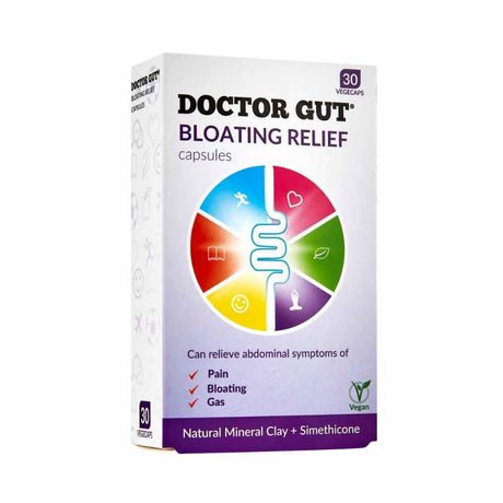 Doctor Gut Bloating Relief Capsules 30 Pack – to support a healthy digestive system
