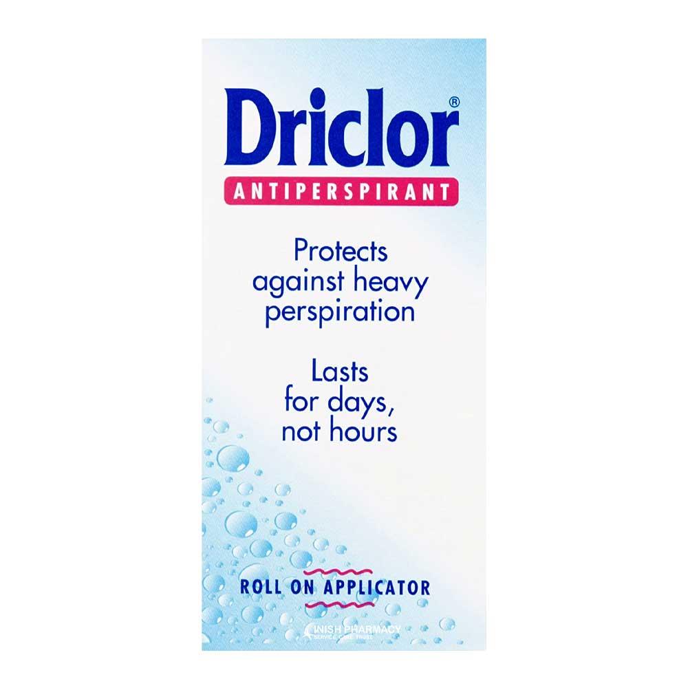Driclor Antiperspirant Roll On Deodorant For Excessive Sweating 20ml