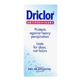 Driclor Antiperspirant Roll On Deodorant For Excessive Sweating 20ml