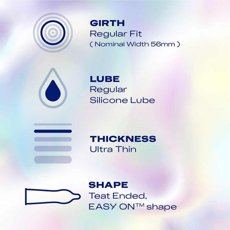 Durex Nude Close Fit Condoms 12 Pack
