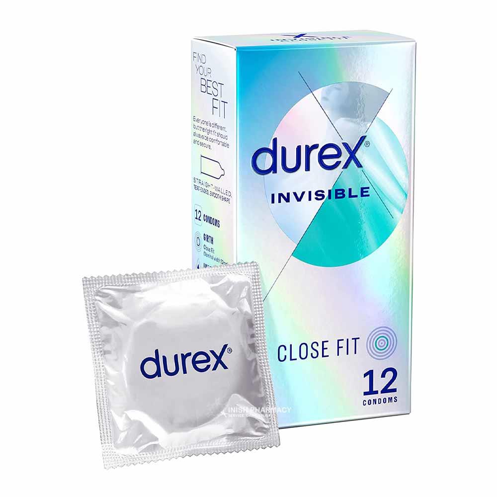 Durex Invisible Extra Thin Extra Sensitive Condoms 12 Pack