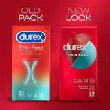 Durex Thin Feel Close Fit Condoms 12 Pack