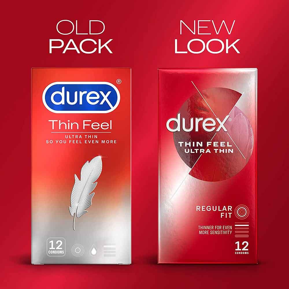 Durex Thin Feel Ultra Thin Condoms 12 Pack