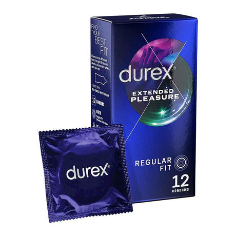 Durex Extended Pleasure Condoms 12 Pack – for safe and comfortable sexual health