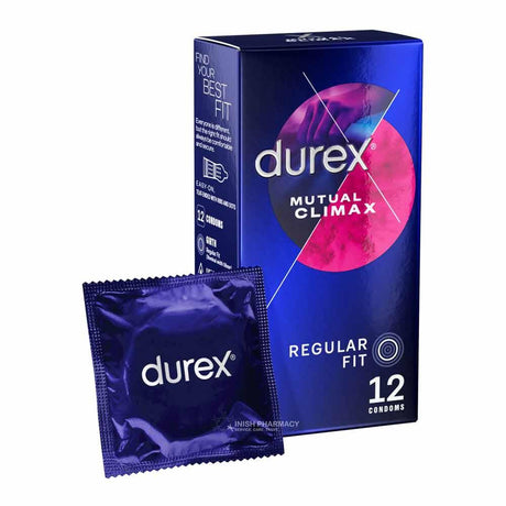 Durex Mutual Climax Condoms 12 Pack – for safe and comfortable sexual health