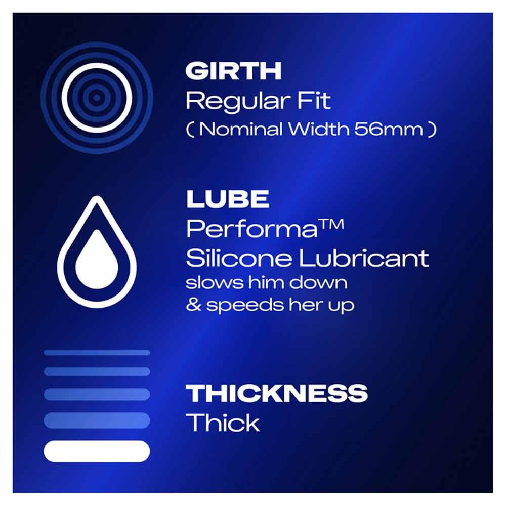 Durex Mutual Climax Condoms 12 Pack