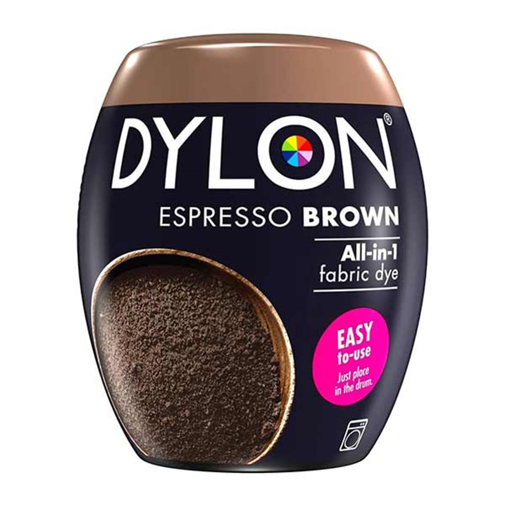 Dylon All In 1 Fabric Dye Pod Espresso Brown 350g