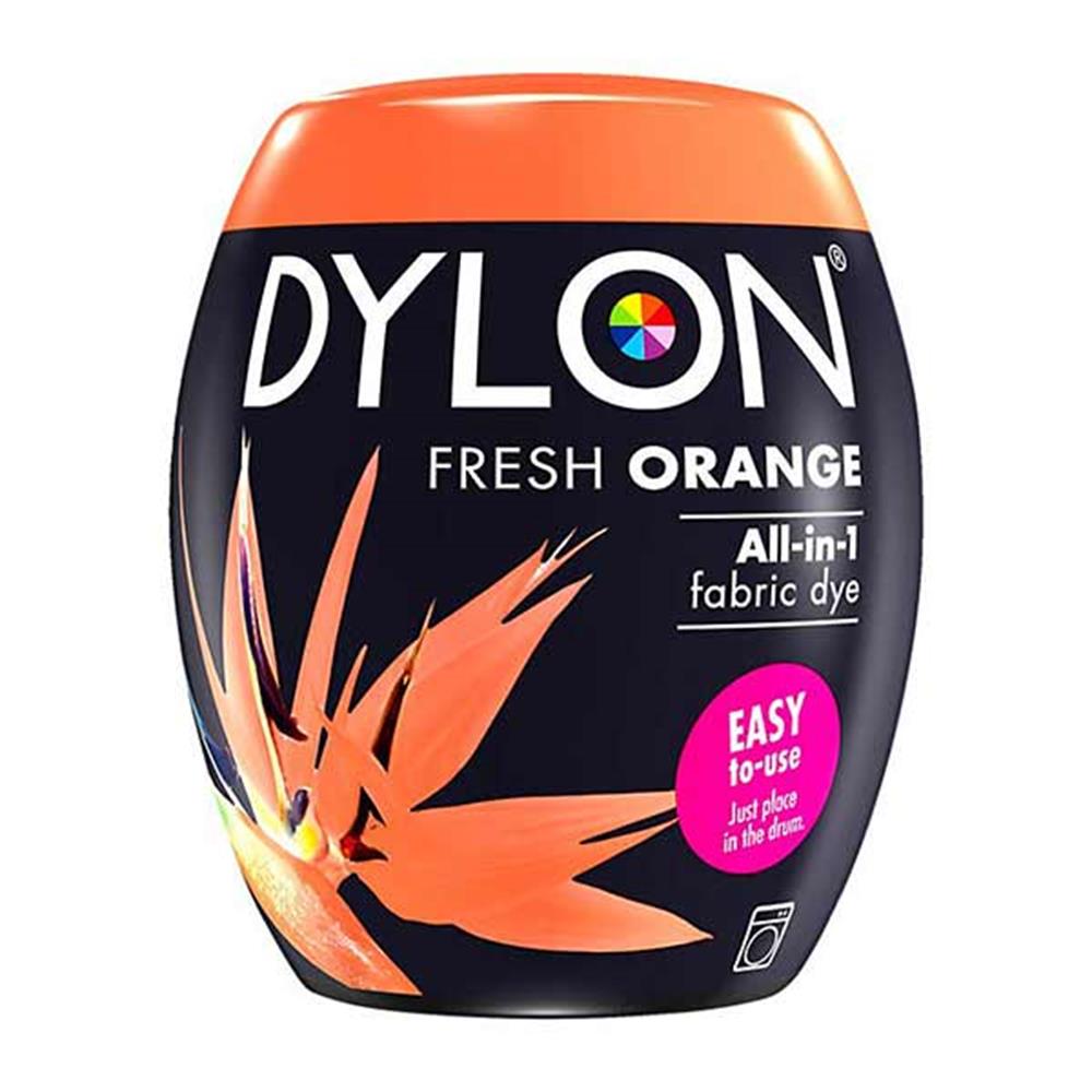 Dylon All In 1 Fabric Dye Pod Fresh Orange 350g