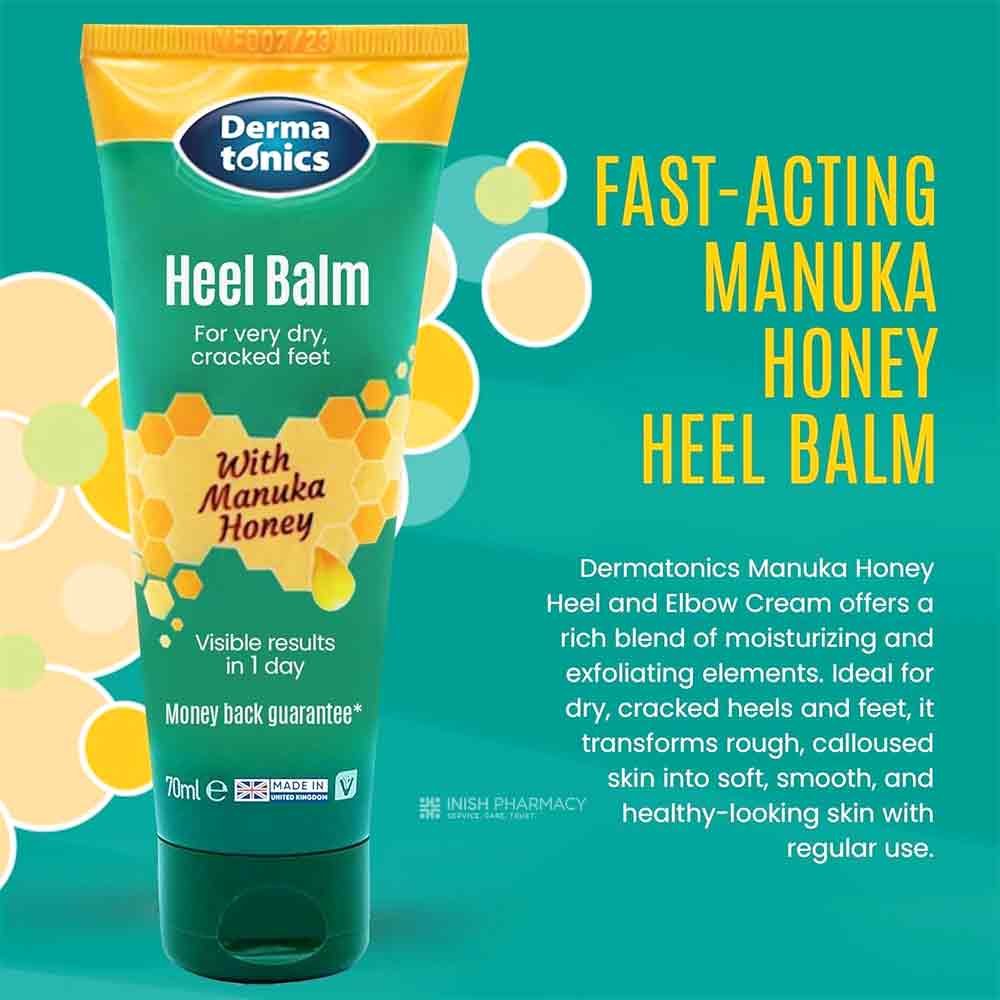Dermatonics Heel Balm With Manuka Honey 70ml