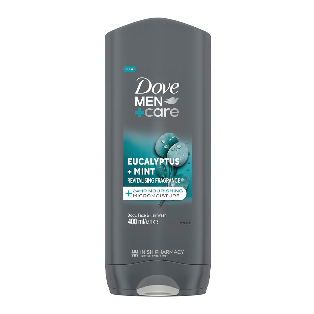 Dove Men Care Eucalyptus & Mint 24hr Nourishing Body Wash 400ml