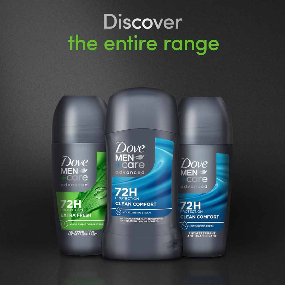 Dove Men+ Care Clean Comfort Anti-Perspirant Roll-On 50ml
